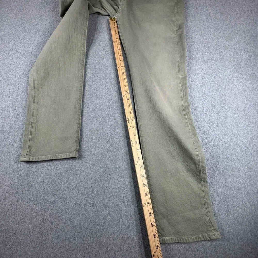 Levi's 502 Jeans Mens 34x31 Premium Regular Taper Jeans Green Denim